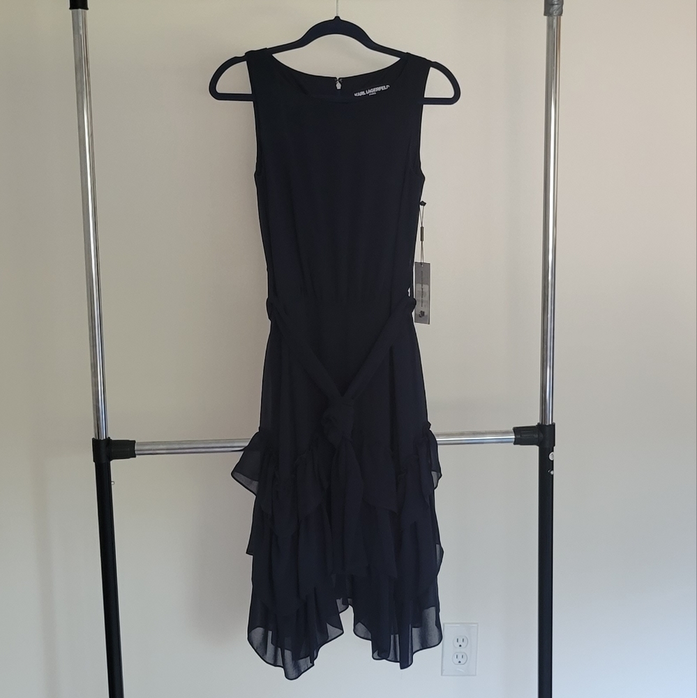 Navy Karl Lagerfeld Dress NWT